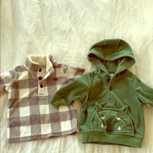 Carter’s three month fleece sweatshirts